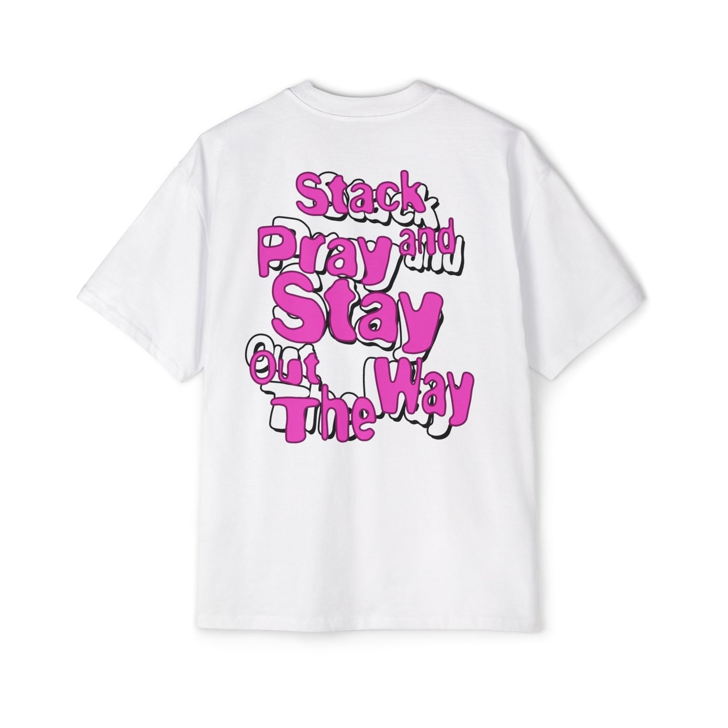 Foreign Dreams Stack and Pray T-Shirt - Pink