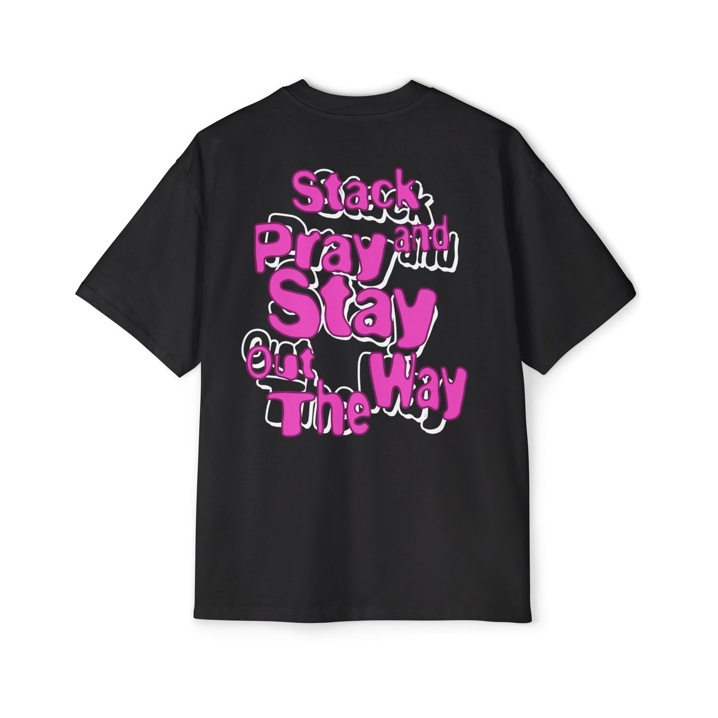 Foreign Dreams Stack and Pray T-Shirt - Pink