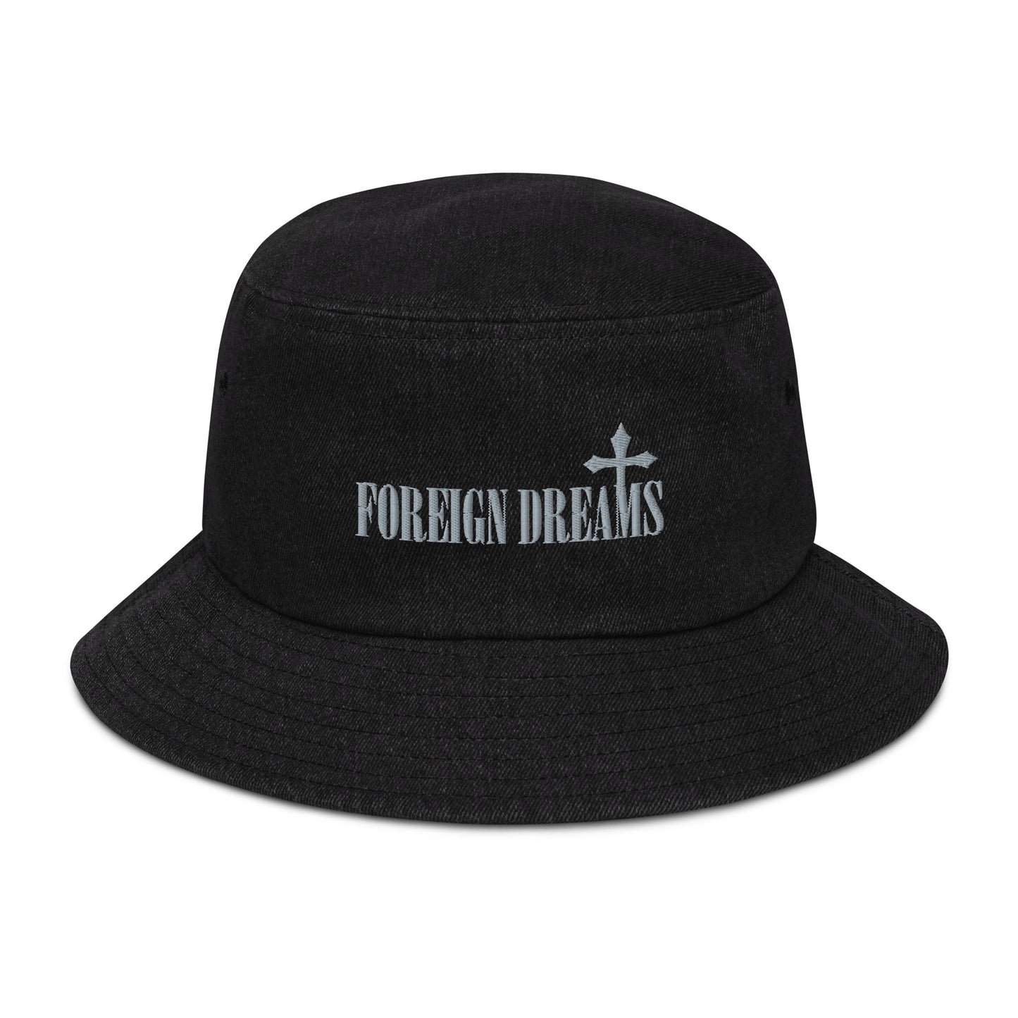 Foreign Dreams Denim bucket hat